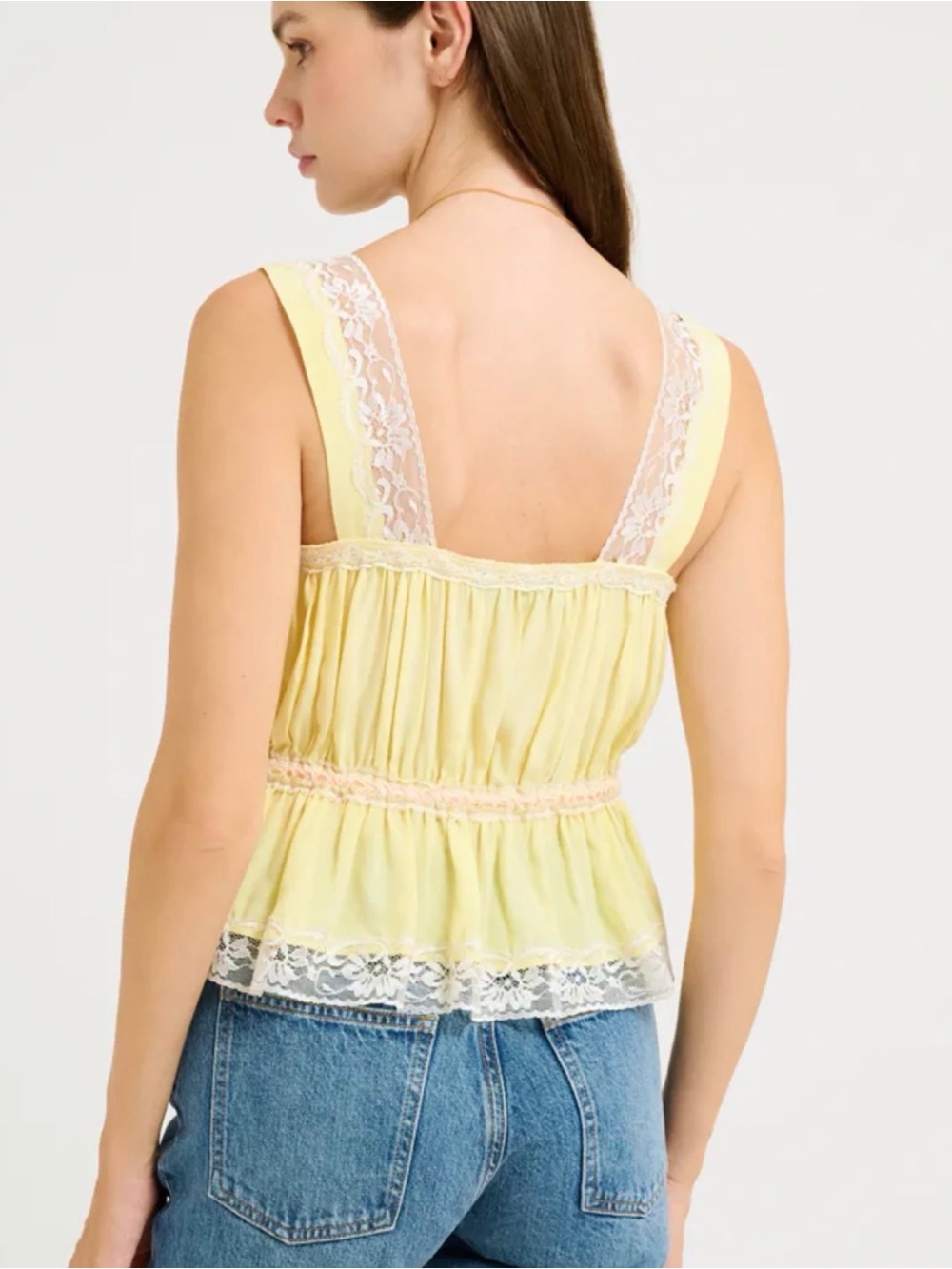 RUMORED “KEEPSAKE” Blouse, In Custard Yellow, Size Medium, NWT - Picture 7 of 15